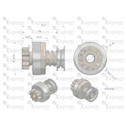 Starterio movos mazgas 054898 starteris