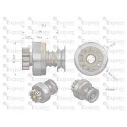 Starterio movos mazgas 054898 starteris