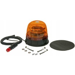 LED blykstės lempa 24w 12 24v su magnetu ir kištuku