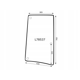 Kairysis šoninis langas john deere ii versija l78537