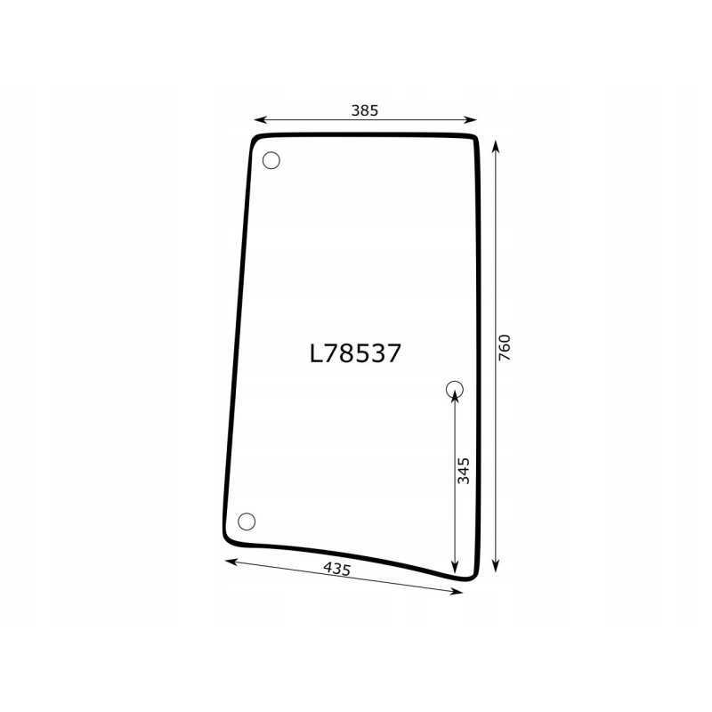 Kairysis šoninis langas john deere ii versija l78537
