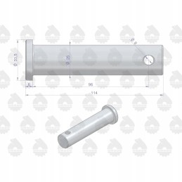 Teleskopo tvirtinimo kaištis C 385 originalus Ursus