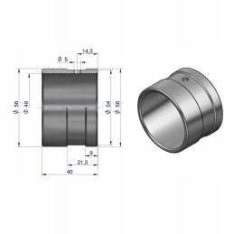 Skirstomojo veleno įvorė c 330 50000280