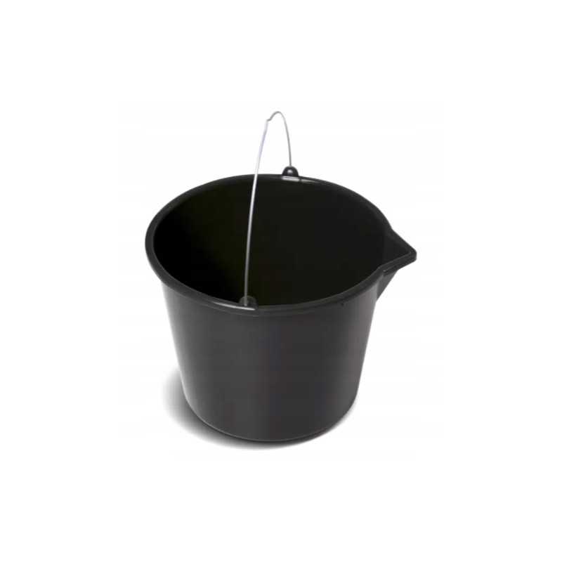 Prosperplast 12l juodo plastiko sodo kibiras