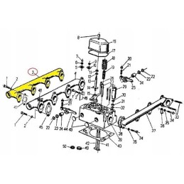 Vandens vamzdis 40010501 c 360 zetor 46405010