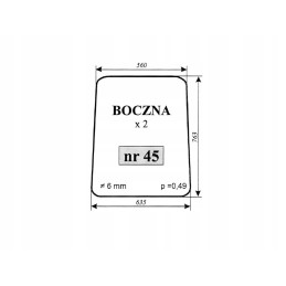 Šoninis langas mtz 82 45