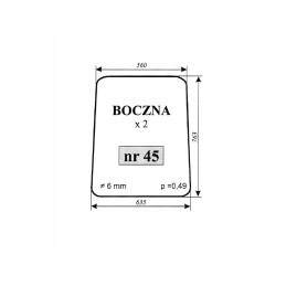 Šoninis langas mtz 82 45