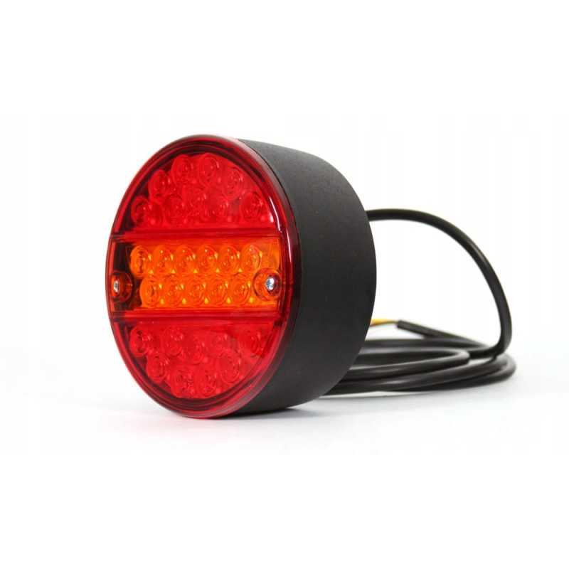 Apvalus galinis žibintas buvo w19d 232