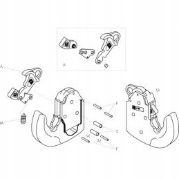 CBM cat 2s kablio remonto komplektas 080134006