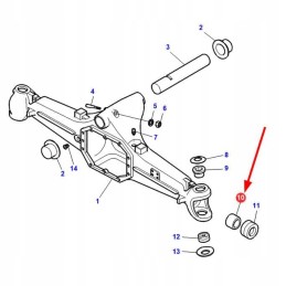 Ci116962 vairo įvorės įvorė 40 5 x 44 5 x 34 8