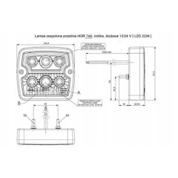 LED priekinis žibintas lzd 2239