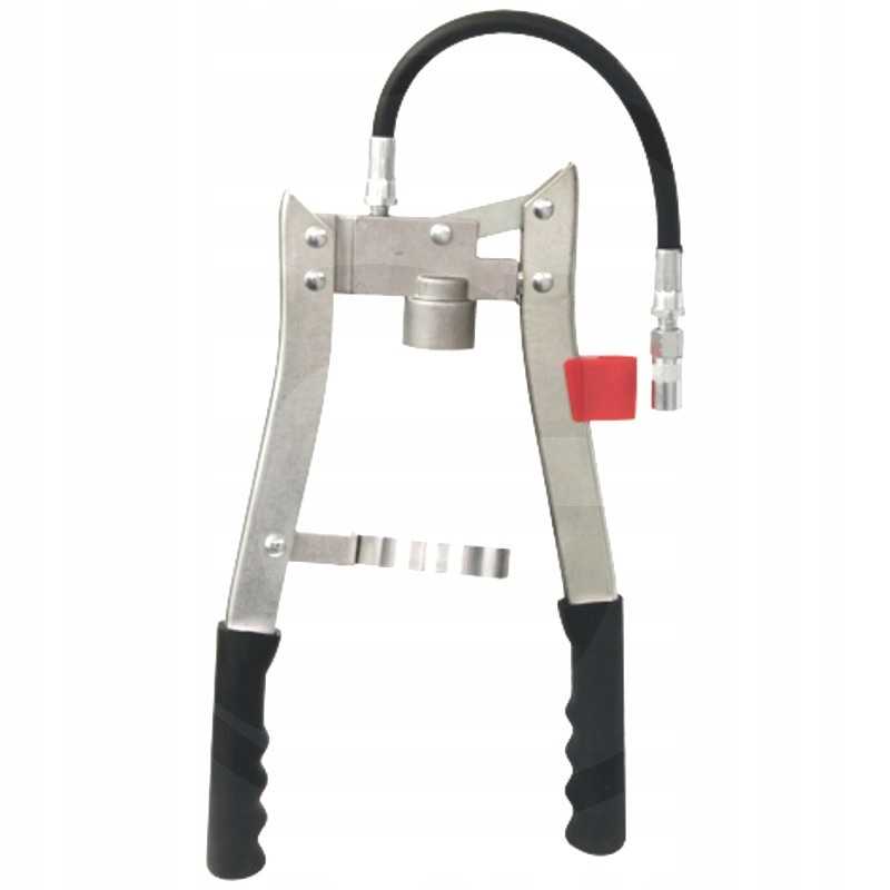 Dviejų rankų tepalo pistoletas su 500 g šoviniu