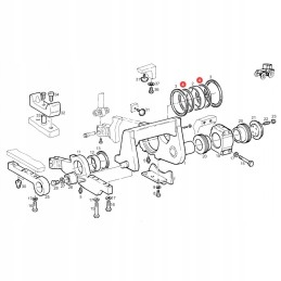 Fendt žiedas 816300010410 originalus