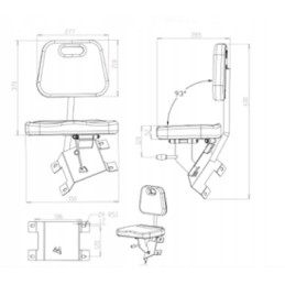 Pagalbinė sėdynė Zetor prox materi traktoriui
