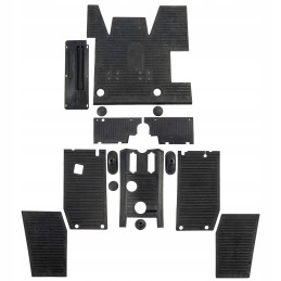 Kabinos pamušalo komplektas, platus, dešinysis užpildas