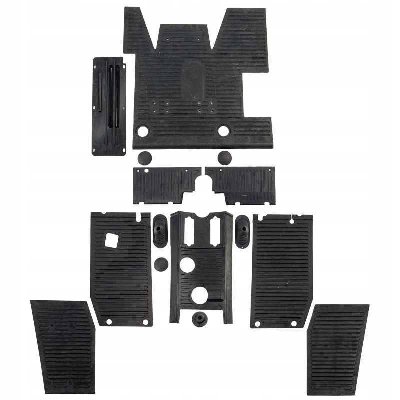 Kabinos pamušalo komplektas, platus, dešinysis užpildas