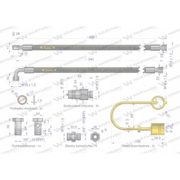 Euro greito jungties kabelių rinkinys iš piktųjų elementų