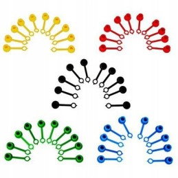 Dangteliai, tepalo antgalio dangtelis, 50 spalvų rinkinys