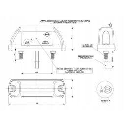 LED plokštės apšvietimo lempa 12v 24v juoda
