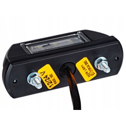 LED plokštės apšvietimo lempa 12v 24v juoda