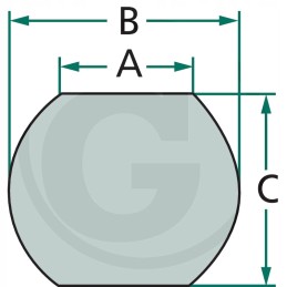 Kamuoliukų kategorija 1 44mm 35mm 22mm 712r2a cbm