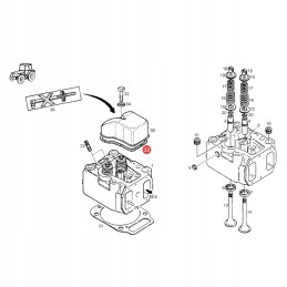 Vožtuvo dangtelio tarpinės f385200210171 keitimas