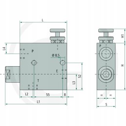 krypčių srauto reguliatorius dwst t 08