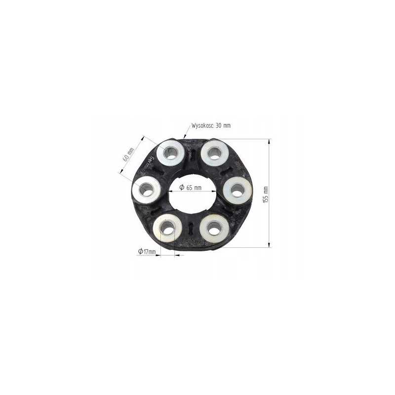 Guminė sankaba jurid vokietiškam varikliui 740nm 624545