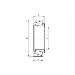 778030208 vienos eilės kūginis ritininis guolis