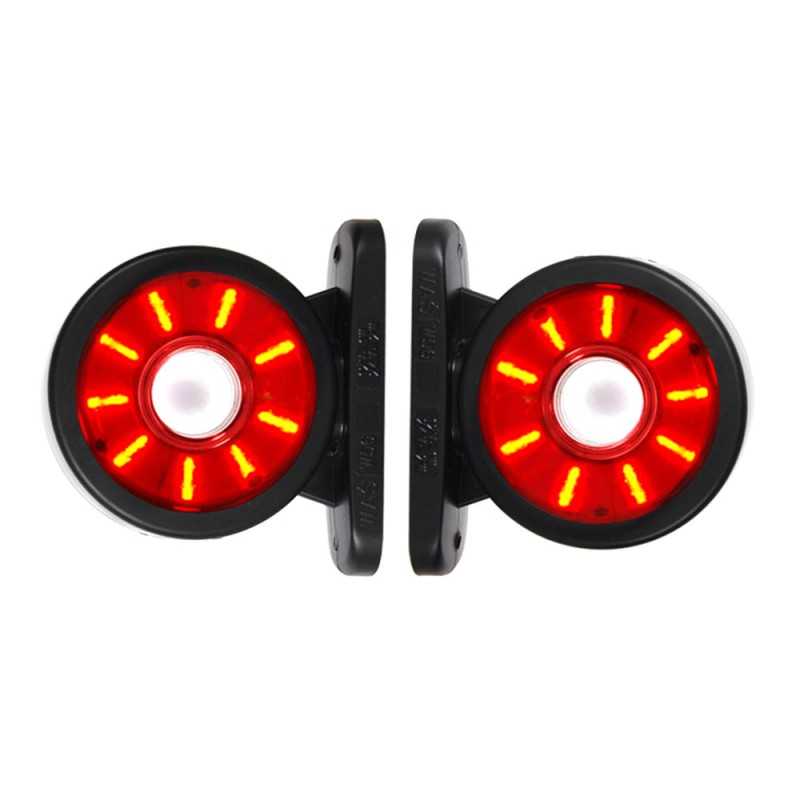 Vilkiko priekabos žibinto žymeklis 12 24 2x