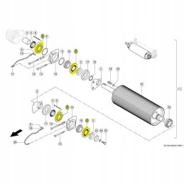 Labirintinis ruonis claas jaguar 950 980 d