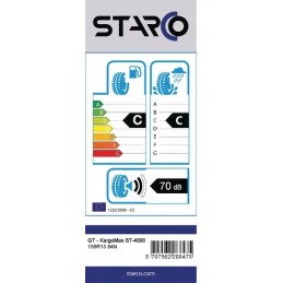 Padanga 155 80 13 bekamerė gt kargomax st 4000