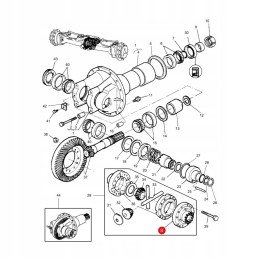 Diferencialo flanšas mf 3429722m1 org