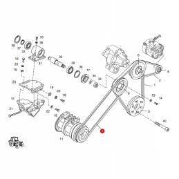 Fendt x69662320000 trapecinis dirzas originalus