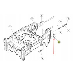 7700077106 stačiakampis tarpiklis