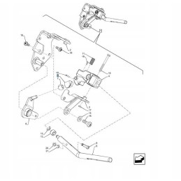 Rutulinis lizdas new Holland td5 84487171 cnh