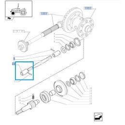 New Holland T3000 TCE jungties įvorė 87289000 CNH