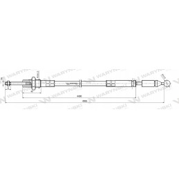 Rutulinis kabelis 4500 mm Warynski skirstytuvui