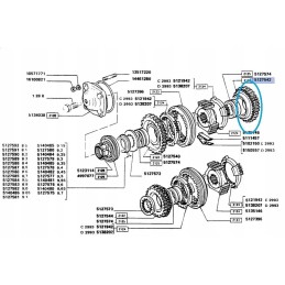 Fiat 90 5127542 cnh vairavimo pavara
