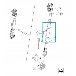 Turnbuckle M36x3 New Holland Case 84525777