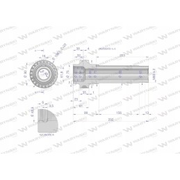 Transmisijos tarpinis velenas iš 23 c 385 motogeneric