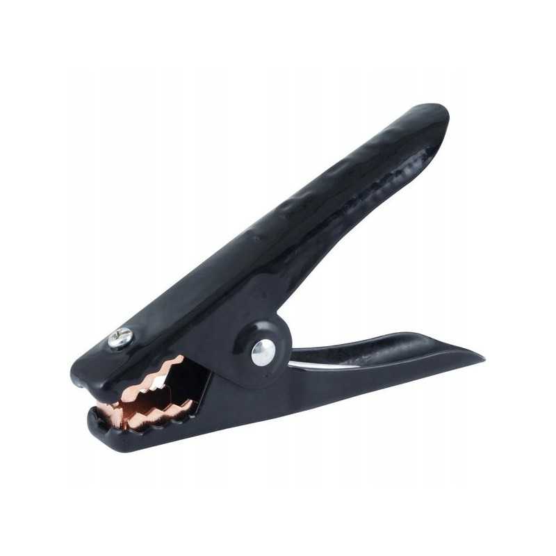 Žandikaulio gnybtas trumpiklių kabeliams, juodas