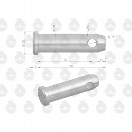 Originalus Ursus MF kablio tvirtinimo kaištis