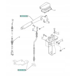Rankinio stabdžio troselis new holland case 84554139 c
