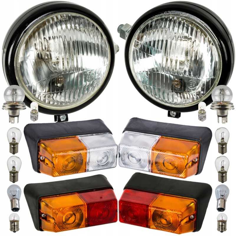 T 25 pilnas šoninių galinių priekinių žibintų komplektas