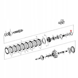 Fendt rankogalio žiedas f824100100280 originalus
