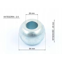 Pakeliamos rankos rutulys 28x64x45 1380502060