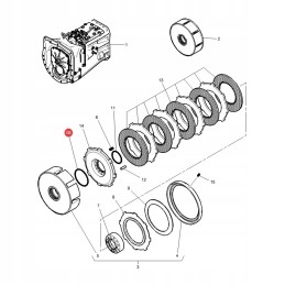 O žiedas massey ferguson 3815651m1 originalus
