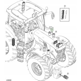 John Deere RE541925 kuro filtras