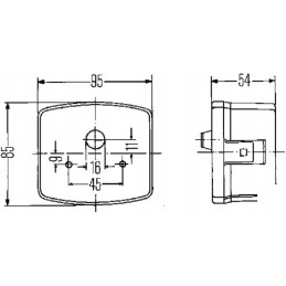 Kairysis posūkio ir stovėjimo žibinto derinys 2be0